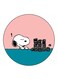 Snoopy Printed Fridge Magnet Multicolour