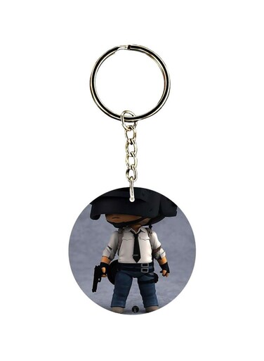 PUBG Theme Printed Keychain
