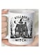 1pc 11oz Halloween Village Witch Graphic Mug Insulated Ceramic Coffee &amp; Milk Mug Multipurpose use.
