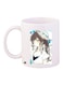 Anime Girl Printed Coffee Mug White/Grey/Blue