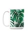 Premium Printed Ceramic Coffee Mug White/Green 350ml