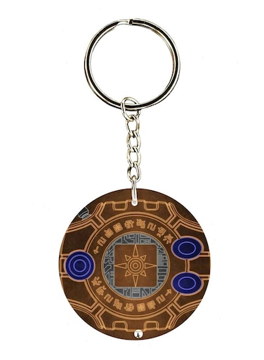 Anime Digi mon Double Side Printed Keychain
