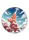Rocket Printed Fridge Magnet Multicolour