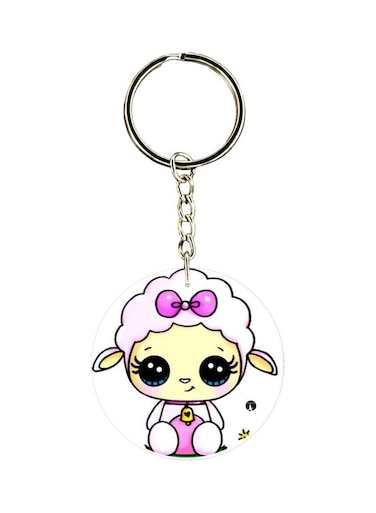 Cartoon Printed Keychain