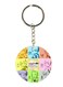 Double Side Anime Digimon Printed Keychain