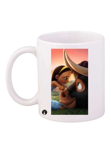 Ferdinand Printed Mug White/Brown/Blue Standard Size