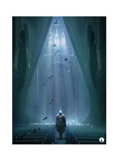 Video Game Assassin's Creed Metal Plate Poster Multicolour 15x20centimeter