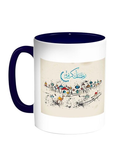 Ramadan Kareem Printed Coffee Mug Multicolour 11ounce