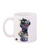 Kingdom Hearts Printed Mug White/Black/Purple