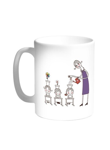 Plant The Seeds Of Love In Children Printed Coffee Mug White 11ounce