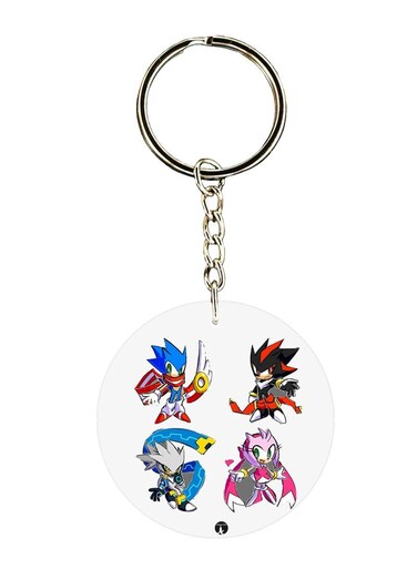Sonic Printed Keychain