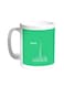 Abstract Drawing - Dubai Towers Printed Coffee Mug White 11ounce