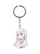 Girl Printed Double Sided Keychain