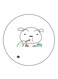 Rabbit Printed Fridge Magnet Multicolour