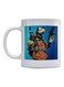 Goofy Printed Mug White/Blue/Black