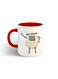 Eid Al-Adha Sheep Printed Mug White/Red