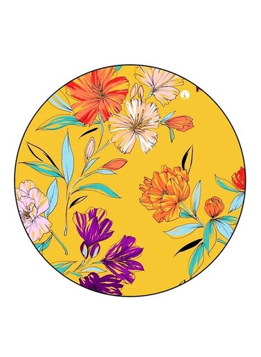 Flowers Printed Fridge Magnet Multicolour