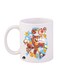 Super Mario Printed Mug White/Brown/Blue 11ounce