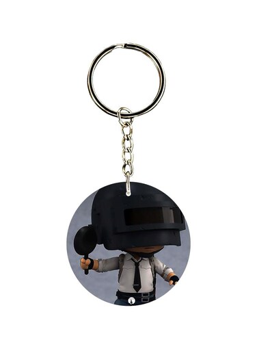 PUBG Theme Printed Keychain