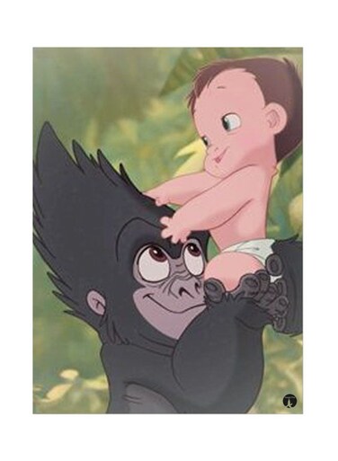 Disney Metal Plate Poster Multicolour