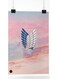 Attack On Titan Printed Poster Multicolour 20cm