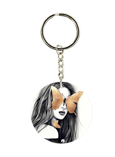 Cartoon Printed Keychain