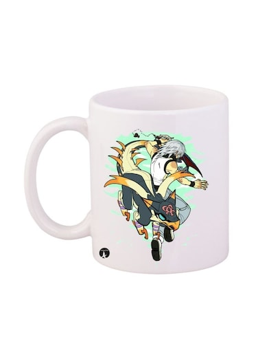 Kingdom Hearts Video Game Character Printed Mug White/Black/Grey