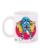 Ice Cream Printed Coffee Mug White/Yellow/Red 11ounce