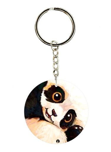 Panda Printed Keychain