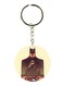 Double Sided Batman Printed Keychain