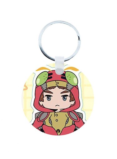 The Digimon Anime Wooden Keychain