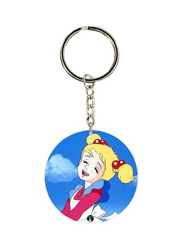 Anime Sandy Bell Keychain Blue/Yellow/Red