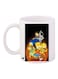 Printed Ceramic Coffee Mug Multicolour