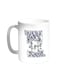 Love Printed Coffee Mug White 11 ounce