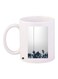 Cartoon Printed Coffee Mug White/Black/Grey 11ounce