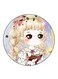 A Girl Printed Fridge Magnet Multicolour