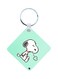 Snoopy Wooden Keychain