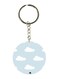 Clouds Printed Keychain
