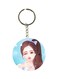 Anime Girl Printed Keychain
