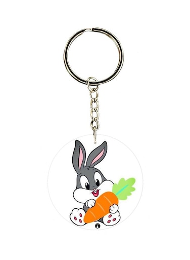 Bugs Bunny Printed Keychain
