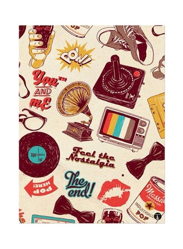 Random Things Metal Plate Poster Multicolour 15x20centimeter