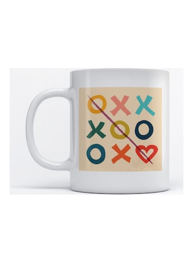 Mug XO Game for Coffee and Tea White