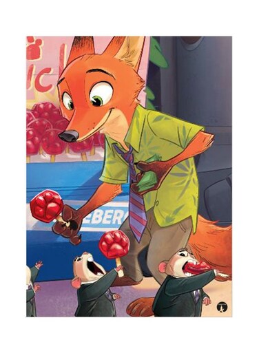 Metal Plate Of Disney Poster Multicolour