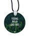 English Phrases Printed Car Mirror Pendant