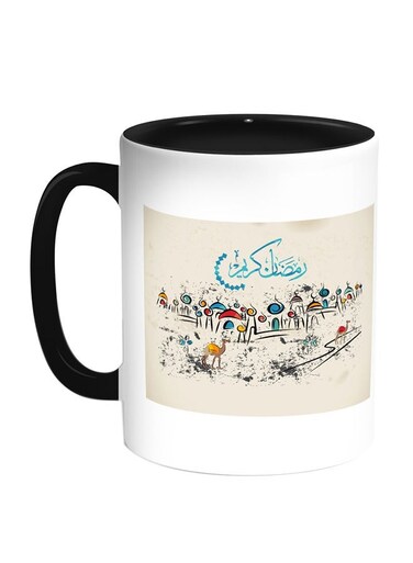 Ramadan Kareem Printed Coffee Mug Multicolour 11ounce