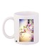 Floral Printed Coffee Mug White/Pink/Green 11ounce