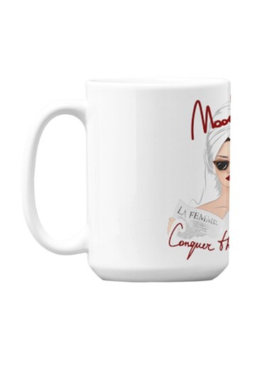 Premium Printed Ceramic Coffee Mug White