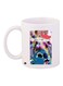 Stitch Printed Coffee Mug White/Blue/Red
