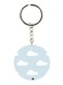 Double Sided Cloud Printed Keychain