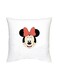 Minnie Mouse Printed Decorative Cushion White/Beige/Black 16x16inch